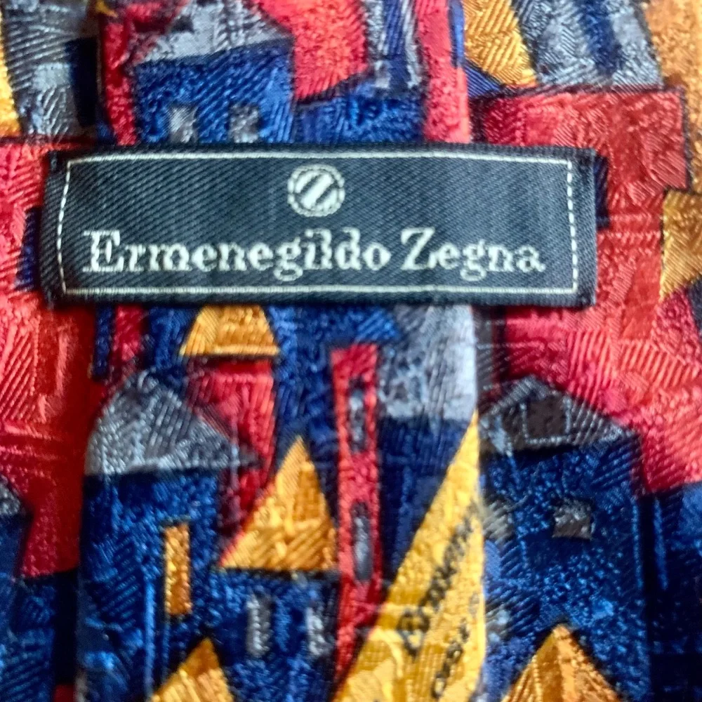 Vintage Ermenegildo Zegna Silk Ties Lot 2 | Made in Italy | Vintage